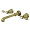 Kingston Brass Roman Tub Faucet, Antique Brass, Wall Mount KS7023TAL - alternate 1